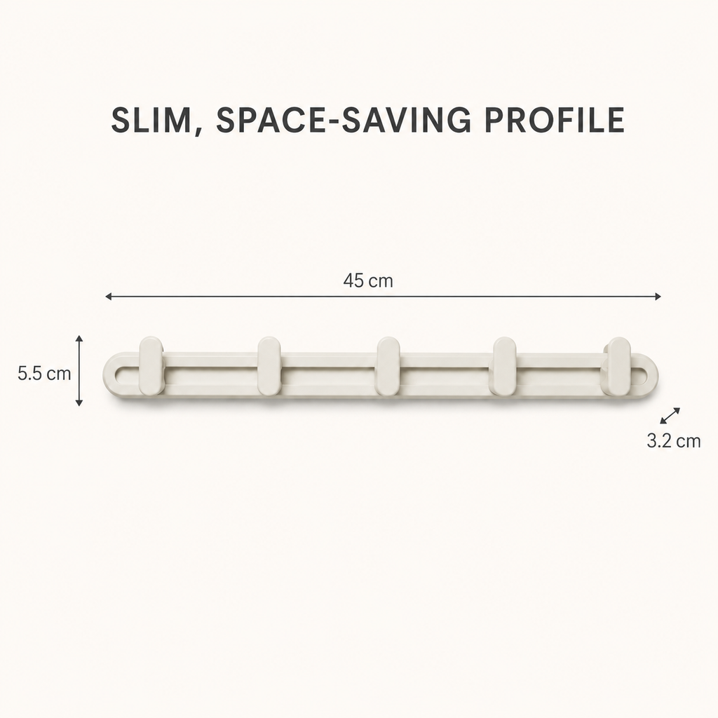 NESTORA RailNest Modular Wall Hook Rack