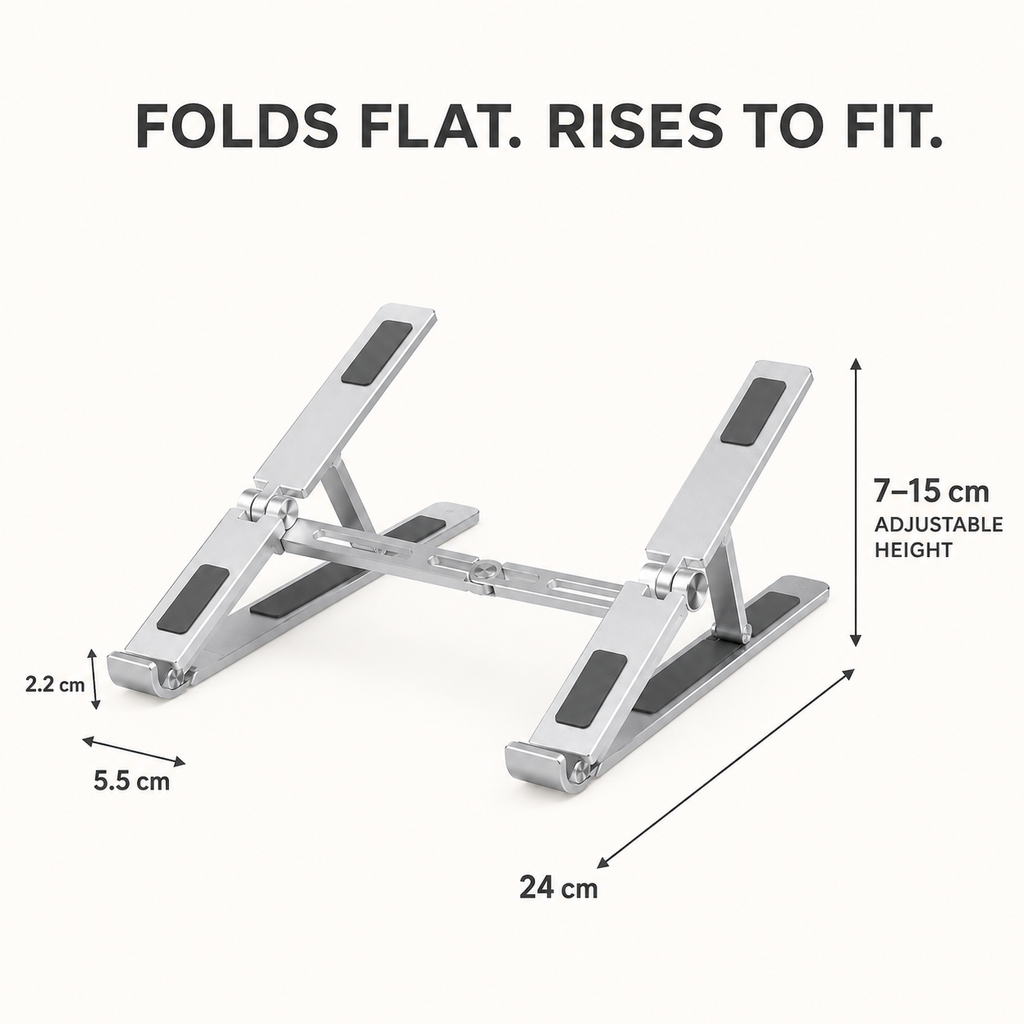 NESTORA FoldGrid Foldable Laptop Riser