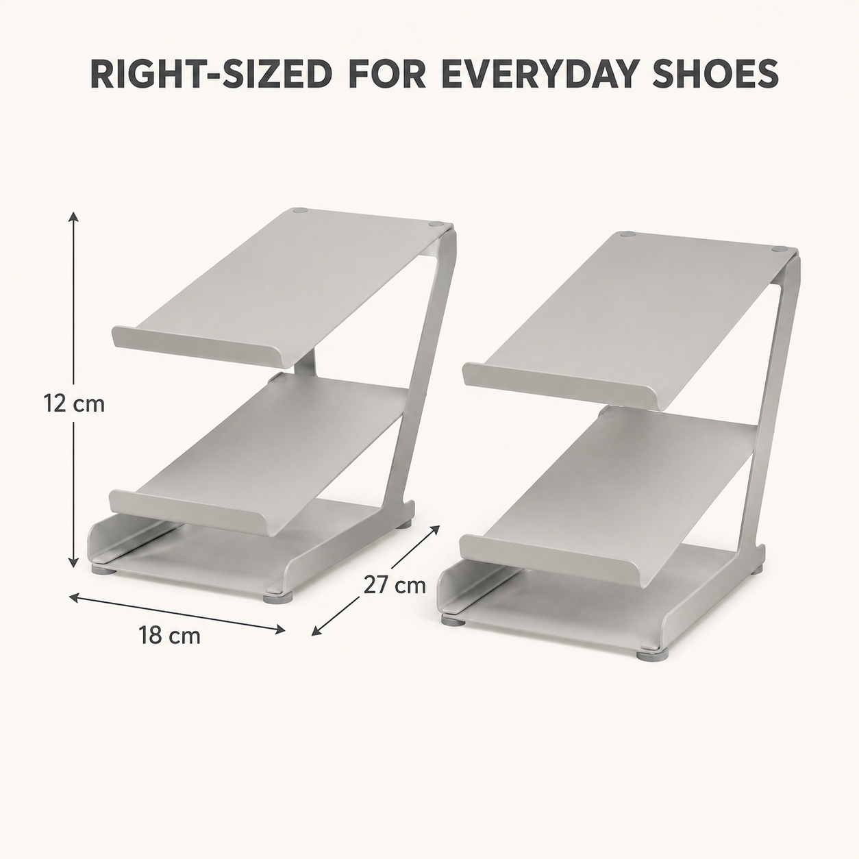 NESTORA StepStack Shoe Riser Pair