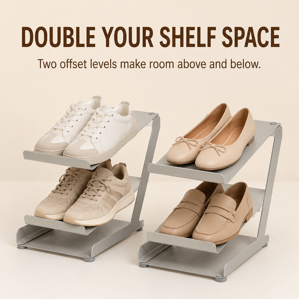 NESTORA StepStack Shoe Riser Pair