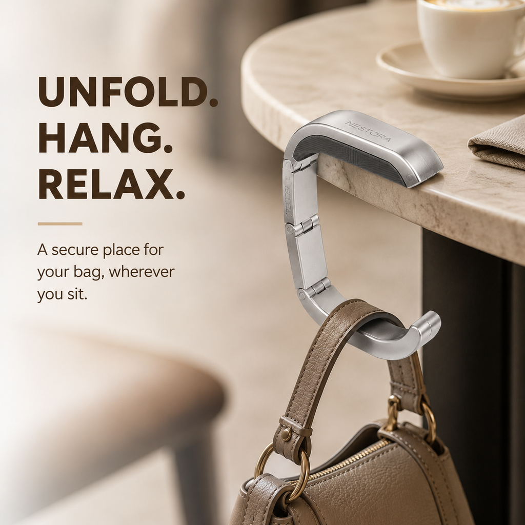 NESTORA SeatLoop Folding Bag Hanger