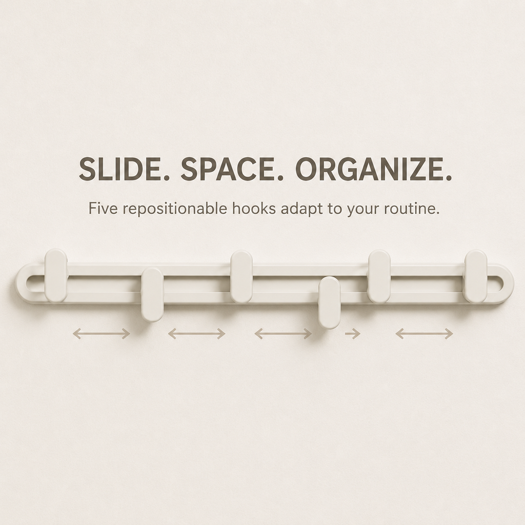 NESTORA RailNest Modular Wall Hook Rack