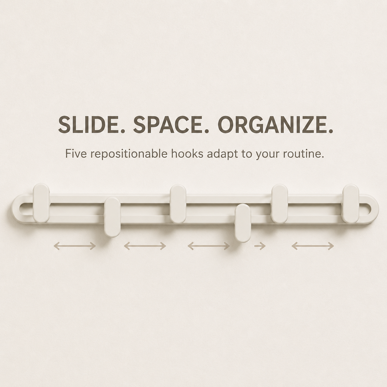 NESTORA RailNest Modular Wall Hook Rack