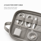 NESTORA FoldWay Travel Cable Organizer Pouch