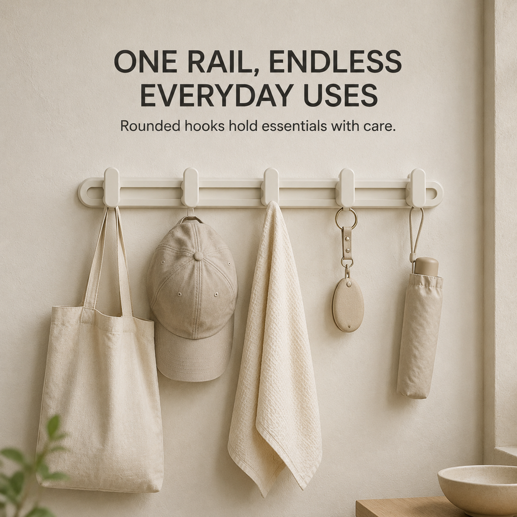 NESTORA RailNest Modular Wall Hook Rack