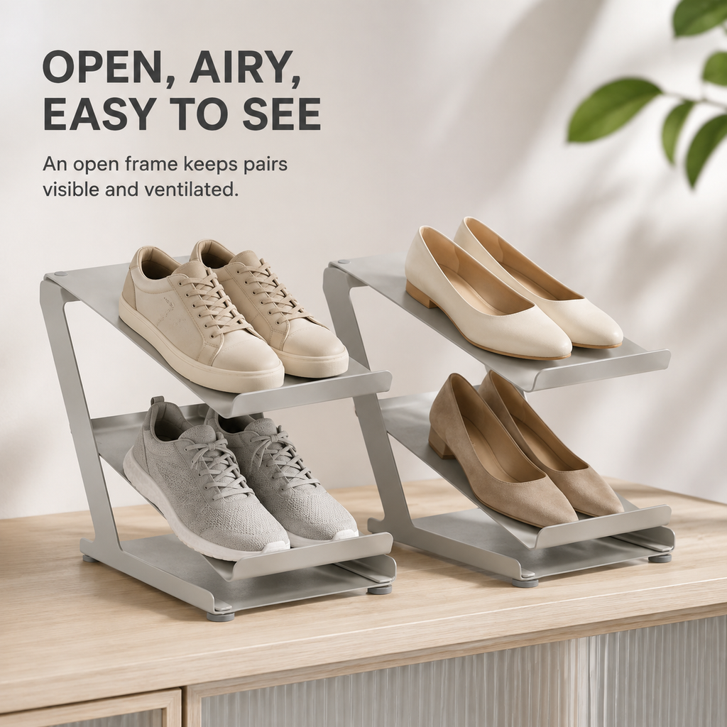 NESTORA StepStack Shoe Riser Pair