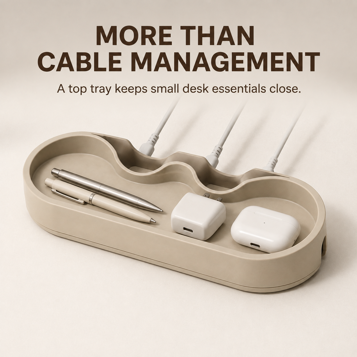 NESTORA CableCove Desktop Cable Organizer