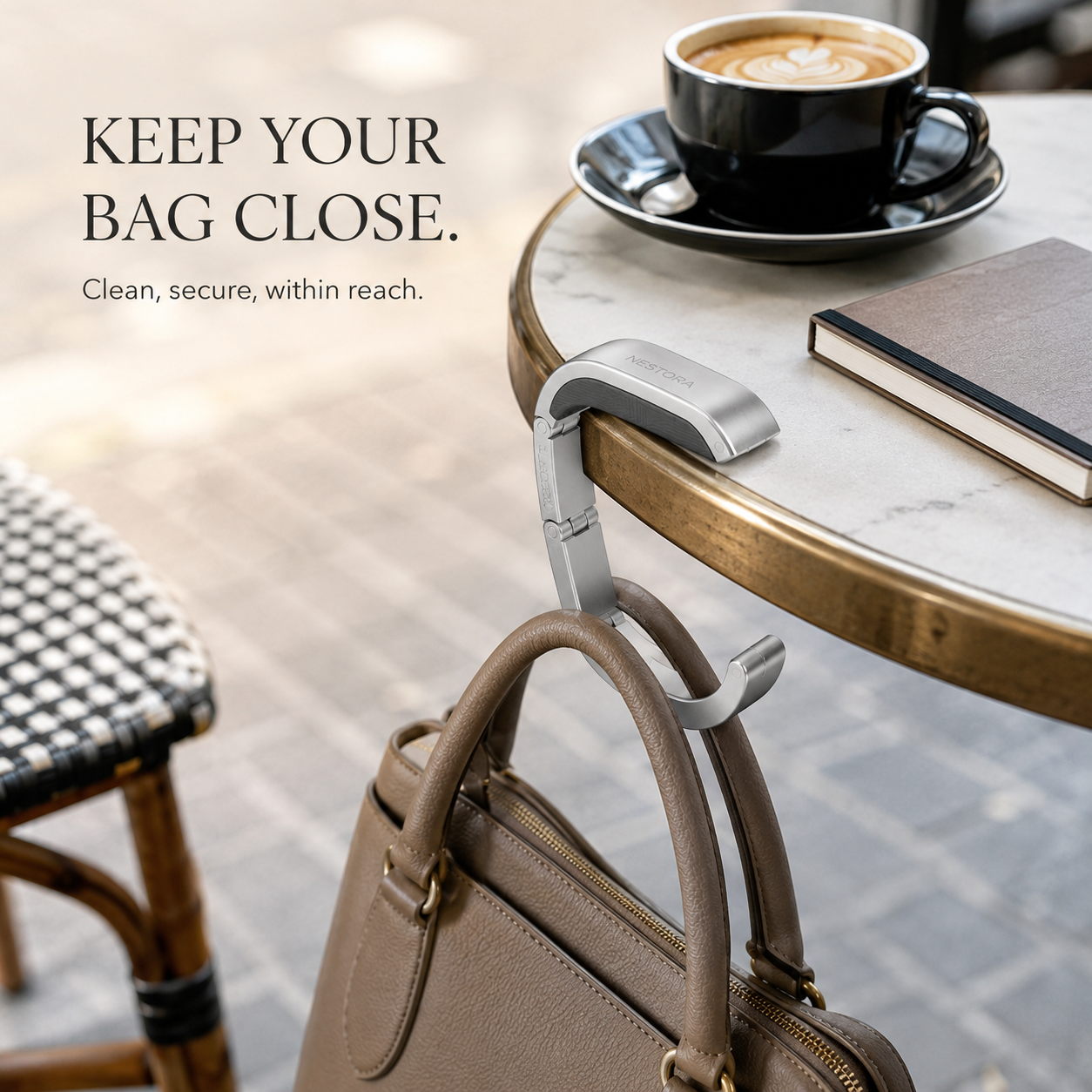 NESTORA SeatLoop Folding Bag Hanger
