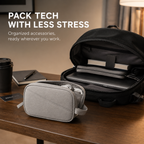 NESTORA FoldWay Travel Cable Organizer Pouch