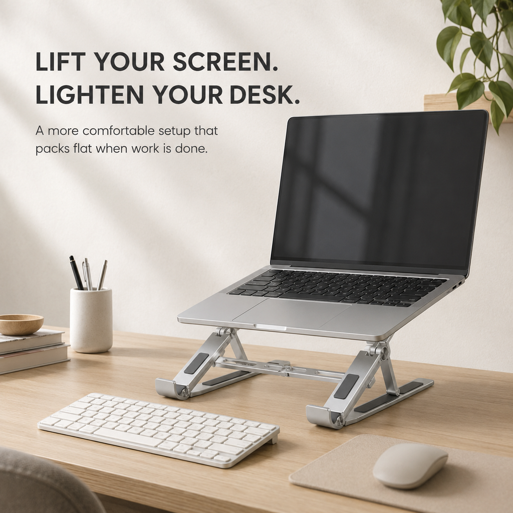 NESTORA FoldGrid Foldable Laptop Riser