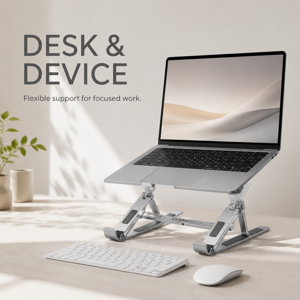 NESTORA FoldGrid Foldable Laptop Riser