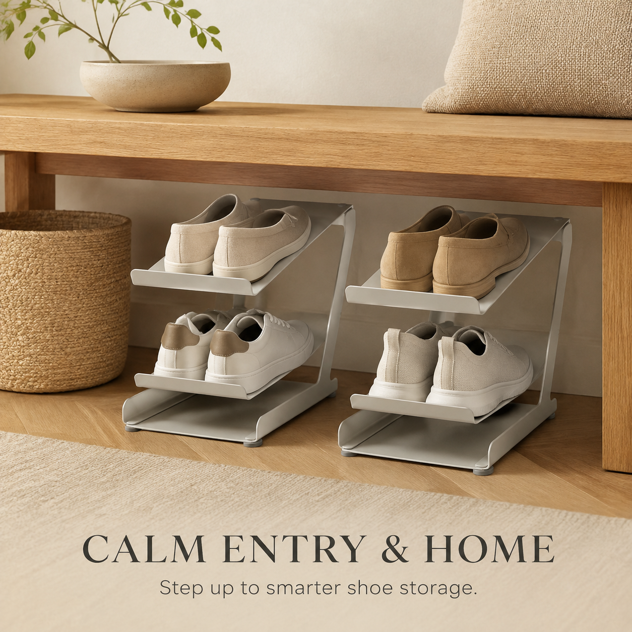 NESTORA StepStack Shoe Riser Pair