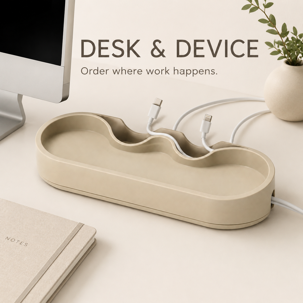 NESTORA CableCove Desktop Cable Organizer