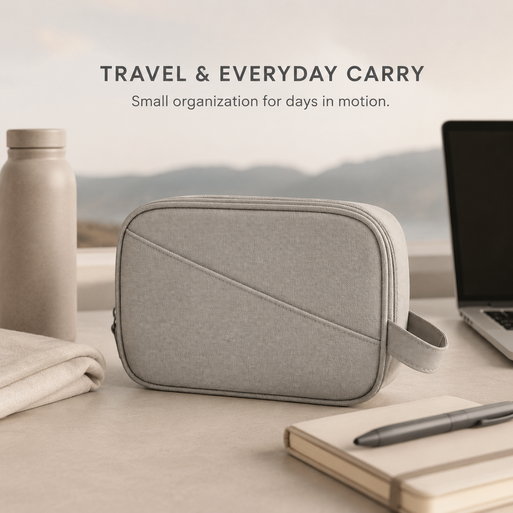 NESTORA FoldWay Travel Cable Organizer Pouch
