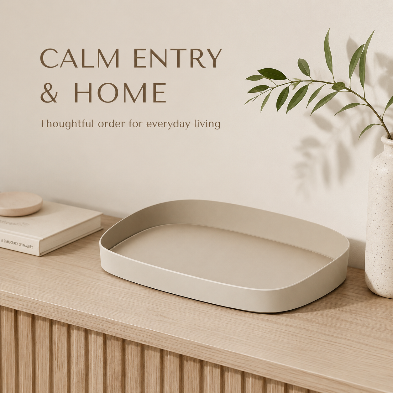 NESTORA ArcFold Entryway Organizer Tray